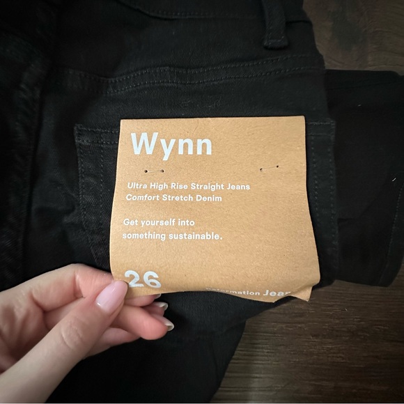 NWT Reformation Wynn Jeans - Black - Picture 3 of 7